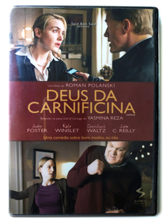 DVD Deus Da Carnificina Jodie Foster Kate Winslet Carnage Original Christoh Waltz John C. Reilly Roman Polanski