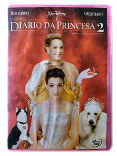 DVD O Diário da Princesa 2 Casamento Real Anne Hathaway Original Julie Andrews Chris Pine Callum Blue Garry Marshall