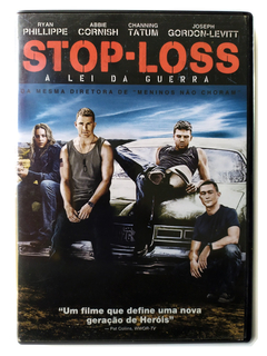 DVD Stop-Loss A Lei da Guerra Ryan Phillippe Channing Tatum Original Abbie Cornish Joseph Gordon Levitt Kimberly Peirce