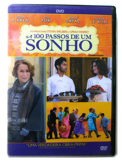 DVD A 100 Passos De Um Sonho Helen Mirren Manish Dayal Original Om Puri Charlotte Le Bon Lasse Hallstrom