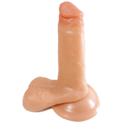 Pênis Consolo Realístico Escroto Ventosa Dildo + Brinde Prótese - comprar online