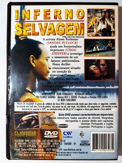 DVD Inferno Selvagem Sandra Bullock Fire On The Amazon Original - comprar online