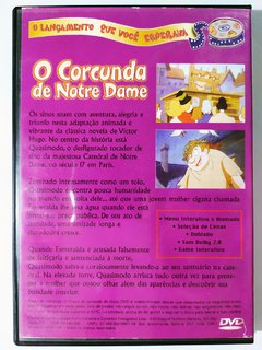 DVD O Corcunda de Notre Dame Animação Game Interativo - comprar online