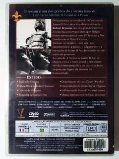 DVD O Processo de Joana D'Arc Original Robert Bresson 1962 - comprar online