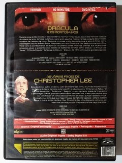 DVD Drácula E Os Mortos Vivos Christopher Lee Original 1990 na internet