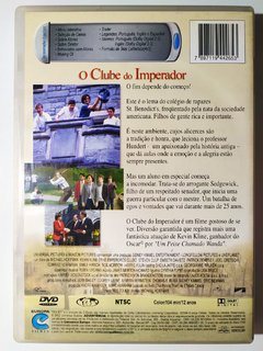 DVD O Clube do Imperador Kevin Kline Michael Hoffman Original The Emperor's Club - comprar online