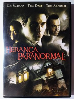 DVD Herança Paranormal Zoe Saldana Tim Daly Tom Arnold Original The Skeptic Tennyson Bardwell