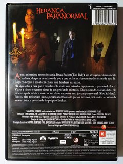 DVD Herança Paranormal Zoe Saldana Tim Daly Tom Arnold Original The Skeptic Tennyson Bardwell - comprar online