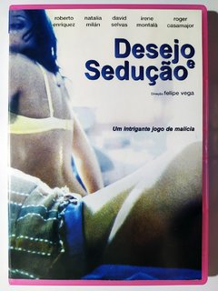 DVD Desejo e Sedução Roberto Enriquez Natalia Milan Original Felipe Vega