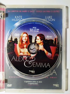 DVD Alex e Emma Escrevendo Sua História de Amor Kate Hudson Luke Wilson Original na internet