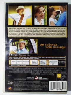 DVD Coração Louco Jeff Bridges Maggie Gyllenhaal Original Crazy Heart Scott Cooper - comprar online