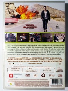 DVD 7 Psicopatas E 1 Shih Tzu Colin Farrell Sam Rockwell Original Tom Waits Seven Psychopaths Martin McDonagh - comprar online