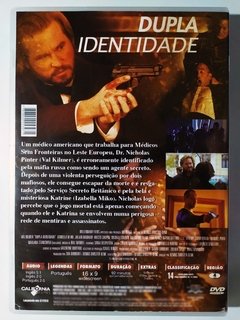 DVD Dupla Identidade Val Kilmer Izabella Miko Original Double Identity - comprar online