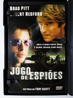 DVD Jogo de Espiões Brad Pitt Robert Redford Tony Scott Original Spy Game - Loja Facine