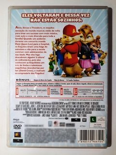 DVD Alvin E Os Esquilos 2 Zachary Levi David Cross Jason Lee Original Betty Thomas - comprar online