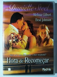 DVD Hora de Recomeçar Melissa Gilbert Brad Johnson Original Safe Harbour Danielle Steel