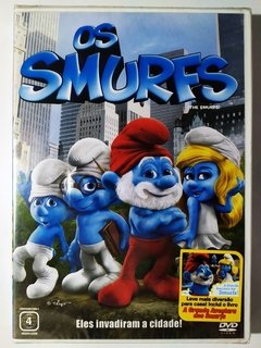 DVD Os Smurfs Original Neil Patrick Harris Jayma Mays Livro Novo Raja Gosnell