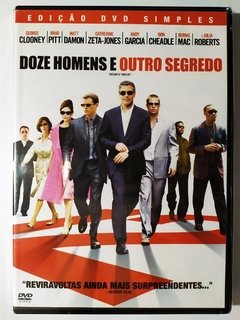 DVD Doze Homens e Outro Segredo George Clooney Brad Pitt Novo Original Matt Damon Julia Roberts