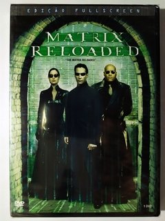 DVD Matrix Reloaded Keanu Reeves Laurence Fishburne Novo Original Carrie Anne Moss