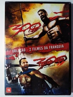 DVD 2 Filmes 300 + 300 A Ascensão Do Império NOVO Original 2 Discos