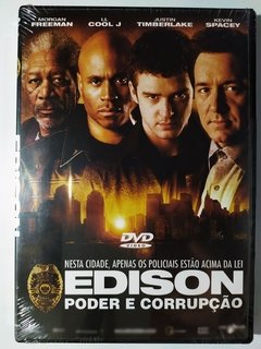 DVD Edison Poder e Corrupção Morgan Freeman Kevin Spacey Novo Original Justin Timberlake