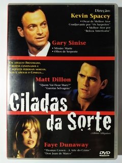 DVD Ciladas Da Sorte Gary Sinise Matt Dillon Faye Dunaway Original Albino Alligator Kevin Spacey 1996