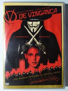 DVD V De Vingança Natalie Portman Hugo Weaving Original V For Vendetta James McTeigue