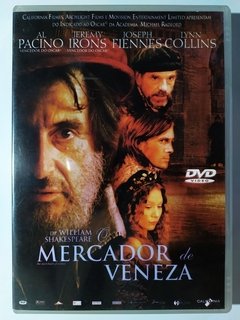 DVD O Mercador de Veneza Al Pacino Jeremy Irons Lynn Collins Original William Shakespeare