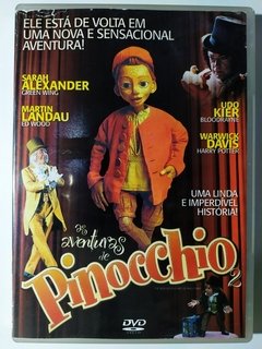 DVD As Aventuras de Pinocchio 2 Martin Landay Udo Kier 1999 Original The New Adventures of Pinocchio