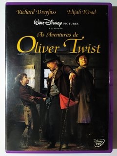 DVD As Aventuras de Oliver Twist Richard Dreyfuss 1997 Original Elijah Wood Walt Disney Tony Bill