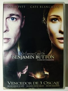 DVD O Curioso Caso de Benjamin Button Brad Pitt Original Cate Blanchett David Fincher 3 Oscar