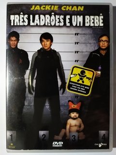 DVD Três Ladrões E Um Bebê Jackie Chan Rob B Hood Original Benny Chan