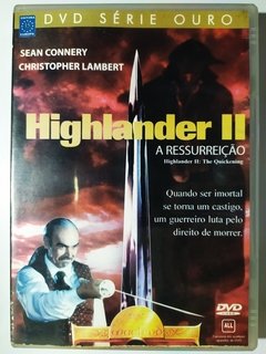 DVD Highlander II A Ressurreição Christopher Lambert 1991 2 Original Sean Connery Russel Mulcahy