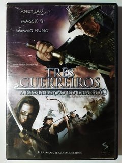 DVD Três Guerreiros A Ressurreição Do Dragão Andy Lau Original Maggie Q Daniel Lee
