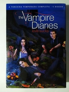DVD The Vampire Diaries A Terceira Temporada Completa Novo Original Nina Dobrev Ian Somerhalder