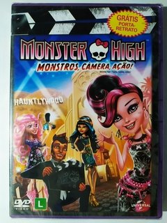 DVD Monster High Monstro Câmera Ação Novo + Porta Retrato Original Audu Paden Will Lau
