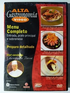 DVD Alta Gastronomia Video Menu Completo Christophe Besse Novo Original