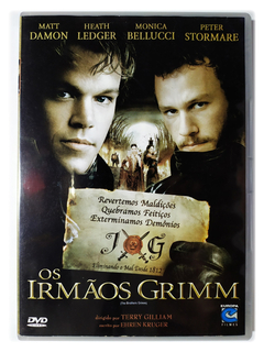 Dvd Os Irmãos Grimm Matt Damon Heath Ledger Monica Bellucci Original Terry Gilliam