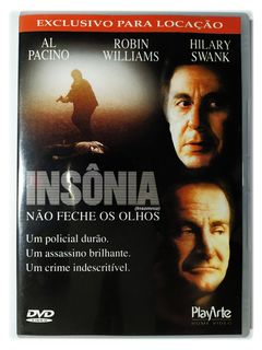 Dvd Insônia Al Pacino Robin Williams Hilary Swank Insomnia Original Christopher Nolan