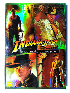 DVD Indiana Jones A Coleção Completa 4 Filmes Novo Original Harrison Ford Steven Spielberg George Lucas