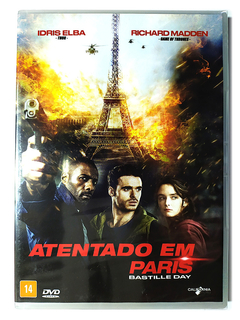 DVD Atentado Em Paris Idris Elba Richard Madden Bastille Day Novo Original
