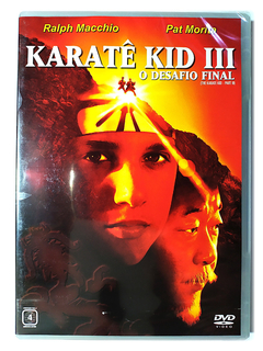 DVD Karatê Kid III O Desafio Final Ralph Macchio Pat Morita Novo Original 3 John G. Avildsen