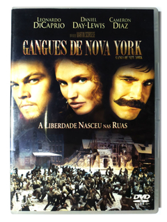 DVD Gangues de Nova York Leonardo DiCaprio Cameron Diaz Original Daniel Day Lewis Martin Scorsese