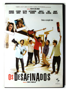 DVD Os Desafinados Rodrigo Santoro Selton Mello Cláudia Abreu Original Walter Lima Júnior B