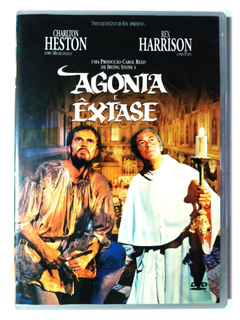 DVD Agonia e Êxtase Charlton Heston Rex Harrison 1965 Original Carol Reed