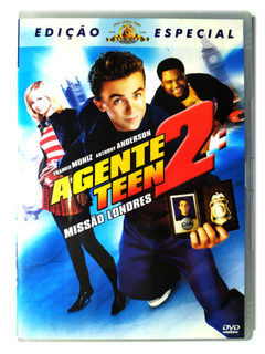 DVD Agente Teen 2 Missão Londres Frankie Muniz Kevin Allen Original Cynthia Stevenson Anthony Anderson