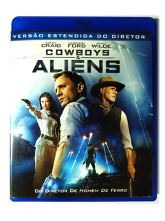 Blu-Ray Cowboys e Aliens Daniel Craig Harrison Ford Original Olivia Wilde Jon Favreau