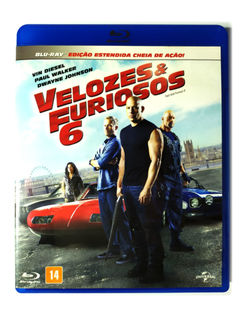 Blu-Ray Velozes e Furiosos 6 Vin Diesel Paul Walker The Rock Original Justin Lin Fast And Furious 6