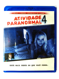 Blu-Ray Atividade Paranormal 4 Katie Featherston Original Paranormal Activity Henry Joost Ariel Schulman