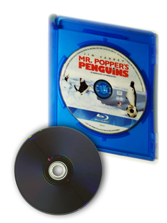 Blu-Ray Os Pinguins Do Papai Jim Carrey Carla Gugino Original Mark Waters Mr Popper's Penguins na internet
